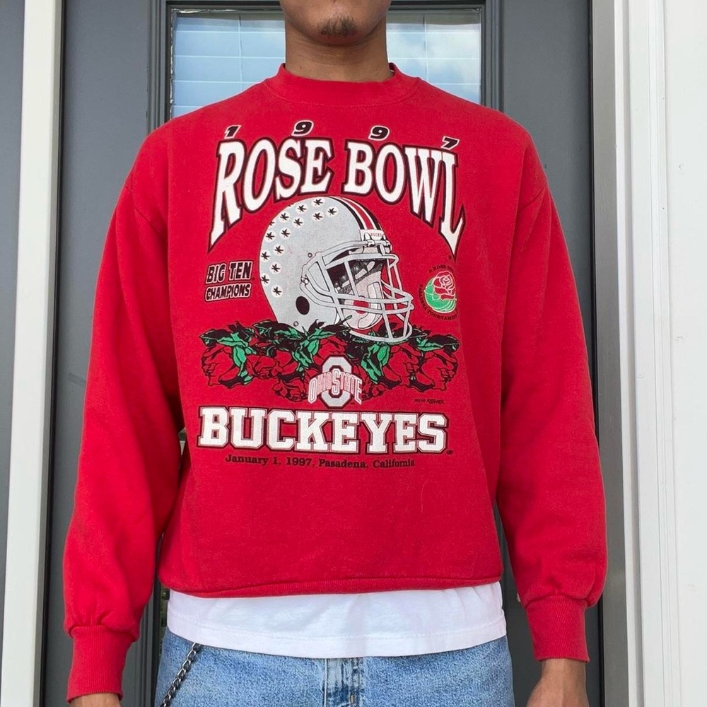 1997 Ohio State Buckeyes Rose Bowl crewneck sweatshirt